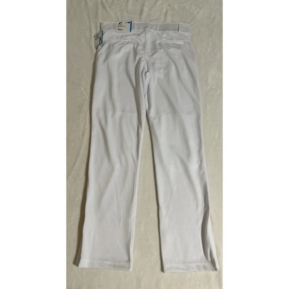 NWT CHAMPRO Triple Crown 2.0 Open Bottom Baseball Pants White ~ Size L